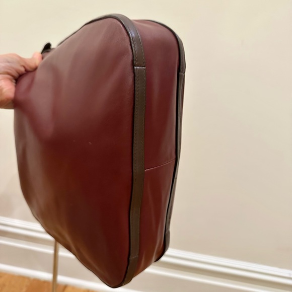 Lauren by Ralph Lauren  Dark Maroon Hobo bag - Picture 2 of 15